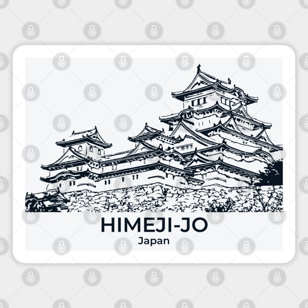 Himeji-jo - Japan Magnet by Lakeric
